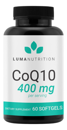 Luma Nutrition Coq10 400mg Capsulas Blandas - Coenzima Q10 P