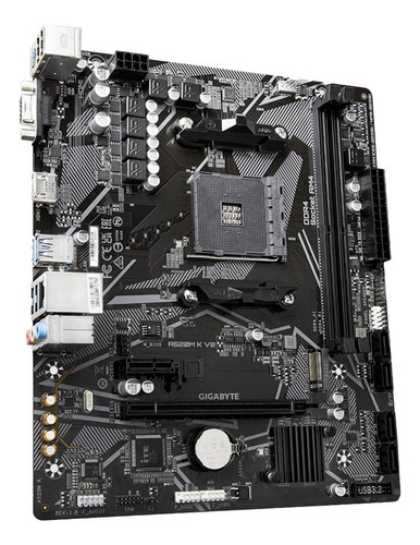 Placa Madre Gigabyte A520m K V2, Am4, Ddr4, M.2, Microatx