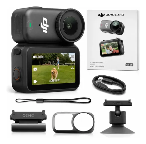 Câmera De Ação 4k Dji Osmo Nano 128gb Br Dji216 Preto - R$ 2.595,62