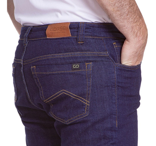 Calça Corse Motorcycle Jeans Azul Escuro