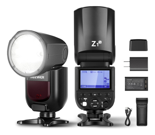 Neewer Z1-s Ttl Flash Speedlite De Cabeza Redonda Para Cám.