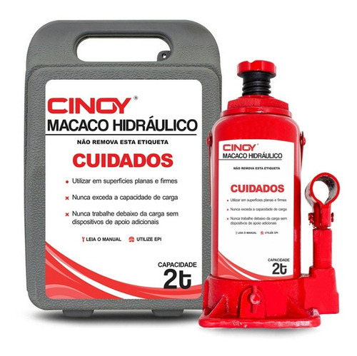 Mini Macaco Hidraulico Tipo Garrafa 2t Portátil Automotivo