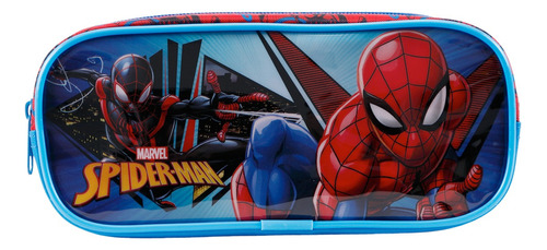 Estojo Escolar Homem Aranha Xeryus 11655 Cor Azul Spider-Man Homem-Aranha