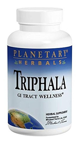 Planetary Herbals Triphala Gi Tract Wellness, 1000 Mg