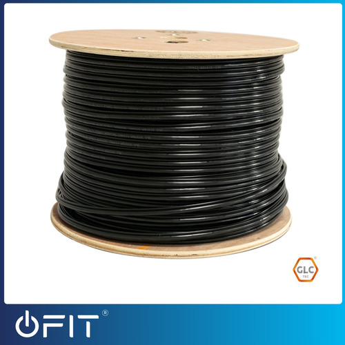 Imagen 3 de 9 de Bobina 305m Cable Utp Cat 5e Exterior Doble Vaina Portante