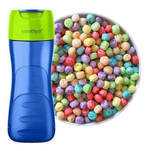 Vaso / Contenedor Contigo Chug Kids Snack / Cereal - Azul