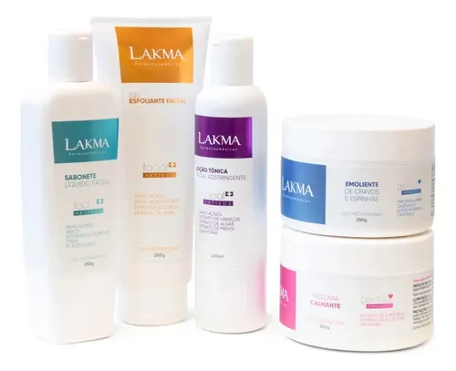 Kit Limpeza De Pele Profunda Profissional Lakma 5 Itens imagem principal