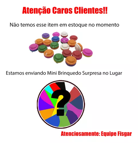 Kit 25 Mini Pião Peão Brinquedo Surpresa Festa Lembrancinha Dia das  Crianças