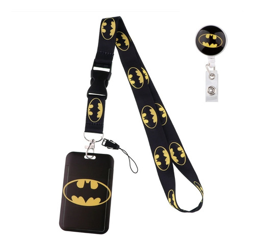 Set Gafete Lanyard Cinta Porta Credencial Yoyo Retractil 