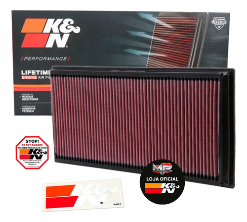 Filtro De Ar Esportivo K&n Porsche Cayenne 4.5 2004 33-2857