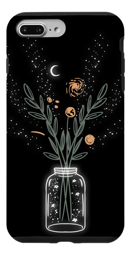 iPhone 7 Plus/8 Plus Galaxy Flower Vase Night Moon Espacio E