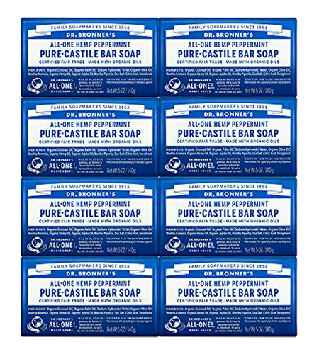 Dr. Bronner S - Pure-castilla Jabón De Barra Hechos Con Acei