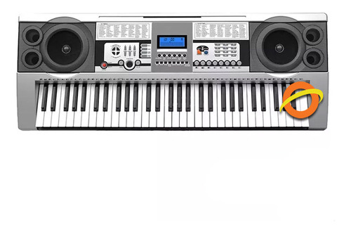 Teclado Musical Organo Jk-68 61 Teclas Split 100 Timbres Lcd