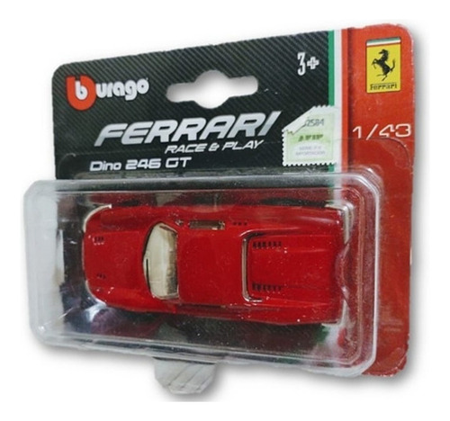 Ferrari Gt Collection Burago Dino 246 Gt Devoto Banfield Color Rojo