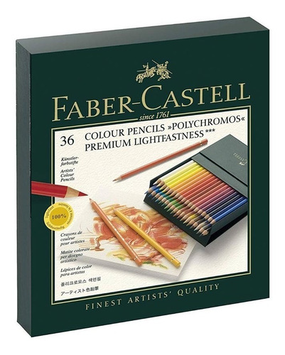 Set 36 Lápices Faber-castell Polychromos Gift Box 