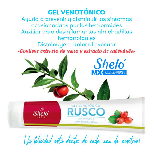 Imagen 4 de 4 de Hemorroides Tratamiento Naturista Gel Venotónico + Tabletas