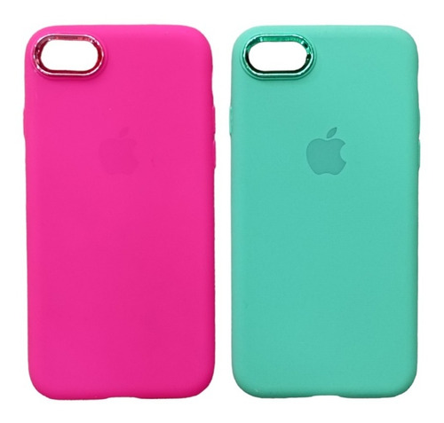 Silicone Case Aro Metalico iPhone 7 // 8 