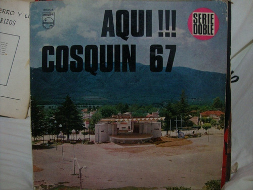 Vinilo Aqui Cosquin 67 Fronterizos Los De Salta Nombrador F1