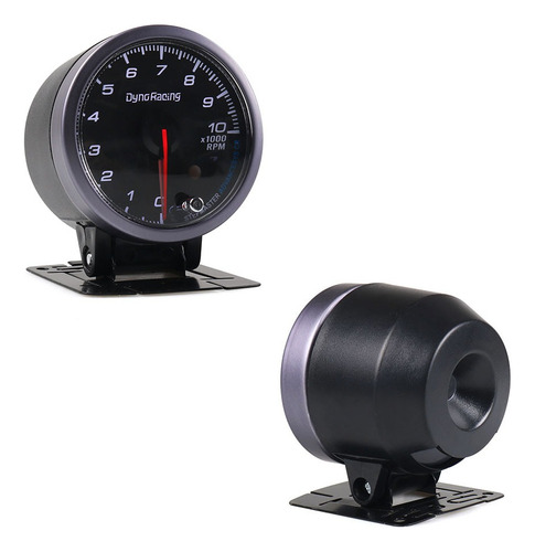 Tacómetro Dynoracing De 60 Mm Con Manómetro De 0-10000 Rpm
