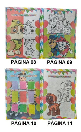 Imagen 8 de 9 de 25 Libros P/ Colorear Leer Y Jugar 16 Páginas Con Stickers