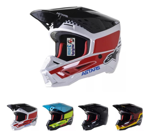 Jm Nuñez Casco Motocross Alpinestars Sm5 Speed Venture Scout