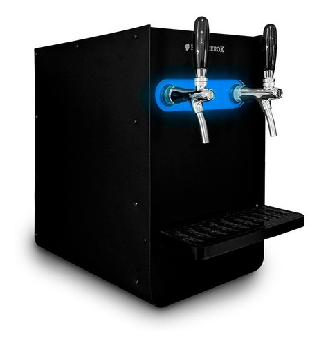 Imagem 5 de 5 de Chopeira Elétrica Bravo!blackx 2 Torneiras Led 50litros/hora