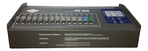 Mesa Dimmer 12 Canais 2000w P Canal Bivolt Lumyna Md 12.2