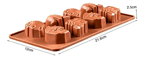 Molde De Silicona Para Dulces Y Chocolate - 8 Moldes De Cara
