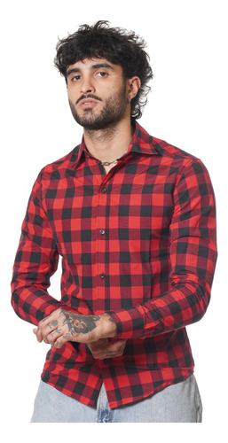 Pack X 5 Camisas Escocesas Hombre Cuadros 2019 Oferta 