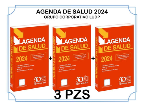  Agenda De Salud 2024 (3 Piezas)