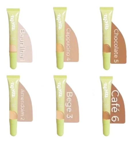 Corrector Liquido Melu By Ruby Rose Cobertura Alta Vegano Cafe 6