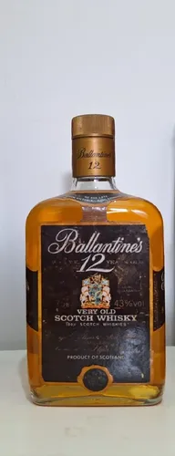 Whisky Ballantines 12anos Gold Seal P/ Coleção Valor Cada 1