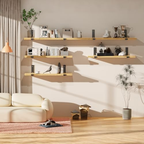 Soporte De Estante Resistente Para Bricolaje Pared Rústica