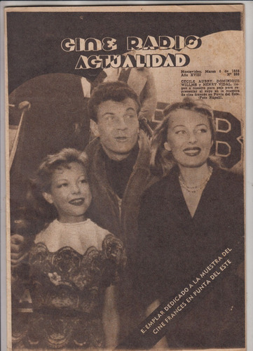 1953 Punta Del Este Festival De Cine Frances Revista Fotos