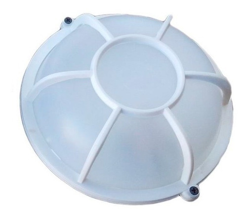 Imagen 2 de 8 de Pack X2 Lampara Aplique Tortuga Exterior Redonda Pvc E27
