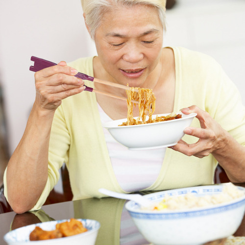 Learning Chopsticks Old Man Chopsticks Feed