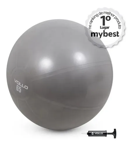 Bola Gym Ball 45 Amarela C/bomba Msd 05-010102