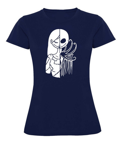 Polera Estampada Mujer El Extraño Mundo De Jack Skellington