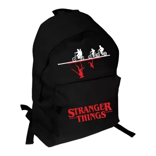 Mochila Negra De Stranger Things