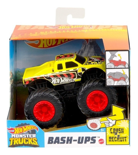 Auto Invader Hot Wheels Monster Trucks  Bash Ups Mattel 1:43