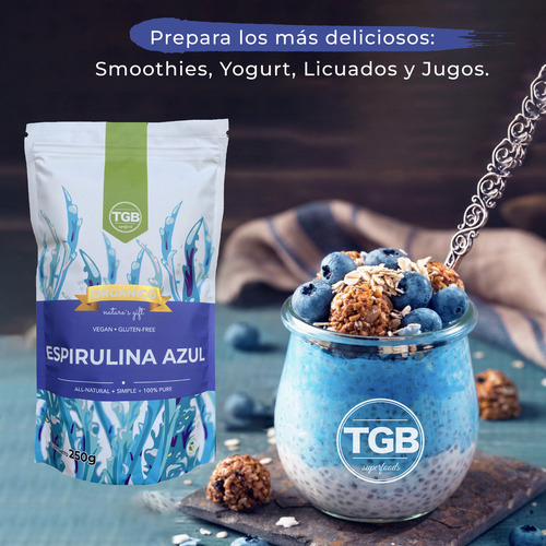 Espirulina Azul En Polvo 500g