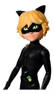 Boneco Com Bastão Miraculous Cat Noir 55cm 1861 - Baby Brink