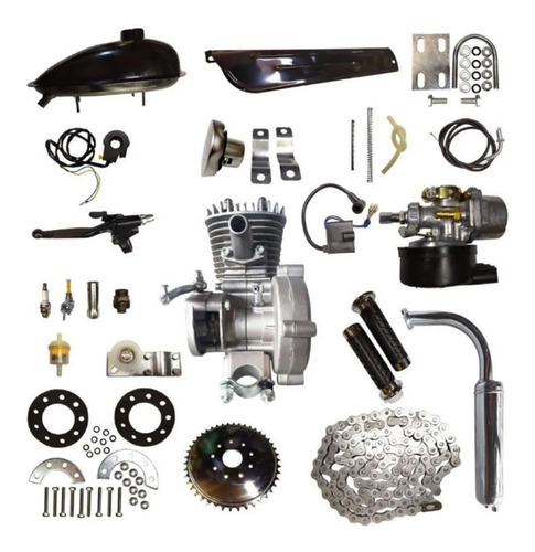 Motor Bicicleta Motorizado 100cc Completo Bike 2 Tempos Kit