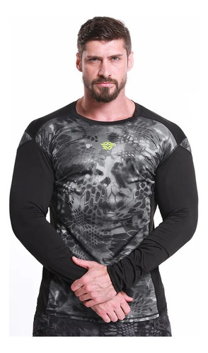 Camisas De Manga De Camuflaje Para Hombre, Transpirable, Tra