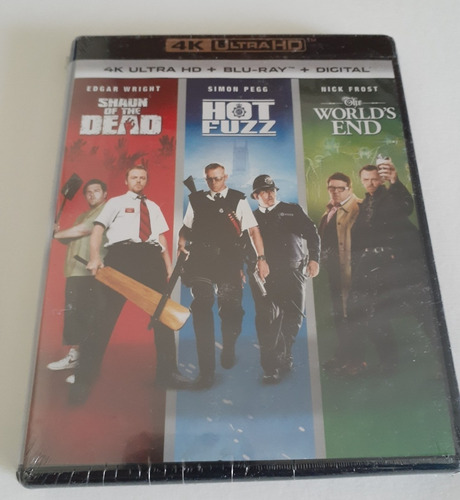 Shaun Of The Dead / Hot Fuzz / Worlds End 4k Blu-ray