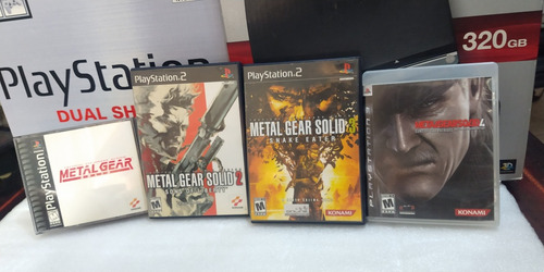 Metal Gear Solid Playstation Colección Americanos Ver Fotos!