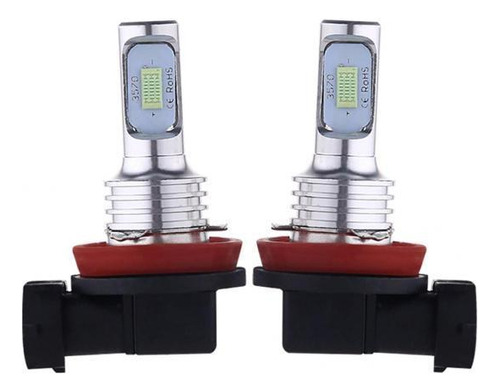 2 Par / 11 Led Faro De Coche 35w 8000k Reemplazo De Bombilla