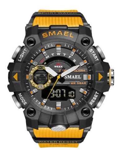 Reloj Smael 8040 Nuevo Modelo Naranja