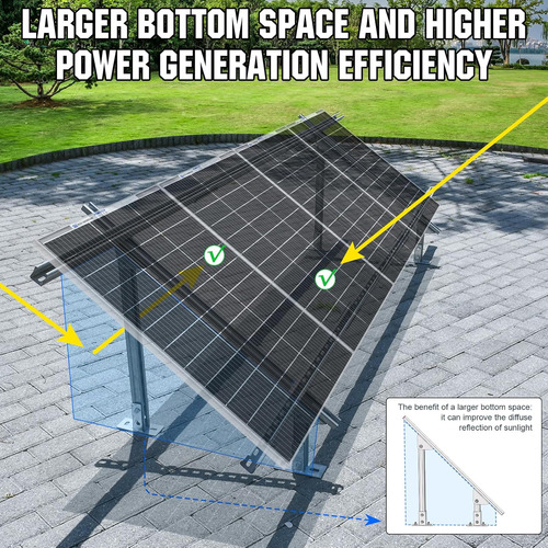 Sistema De Kit De Soportes De Montaje De Panel Solar De Múlt