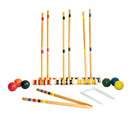 Set De Croquet Para 6 Jugadores